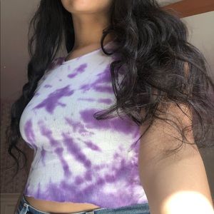 Tie dye crop top